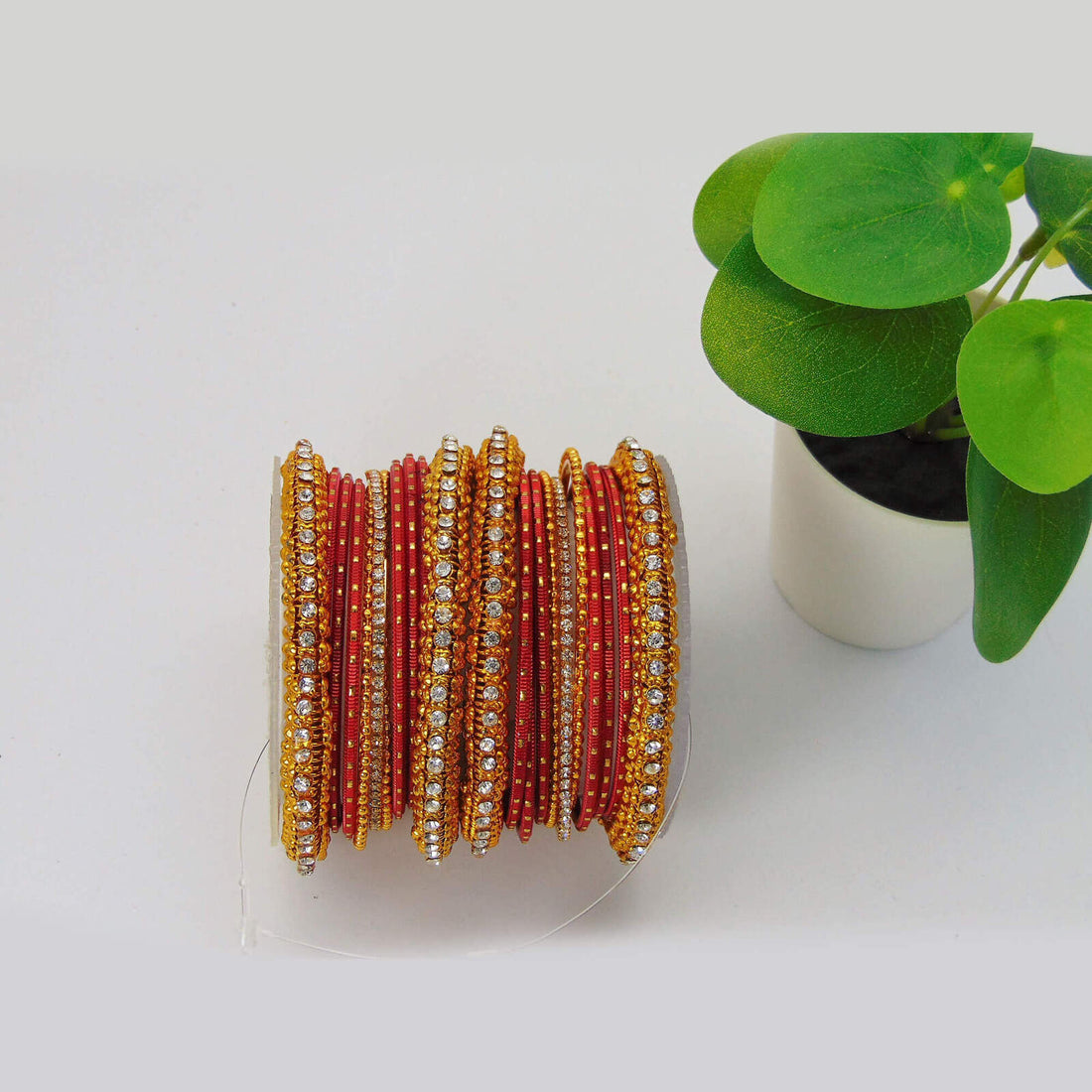 Beautiful Reddish orange Bangles