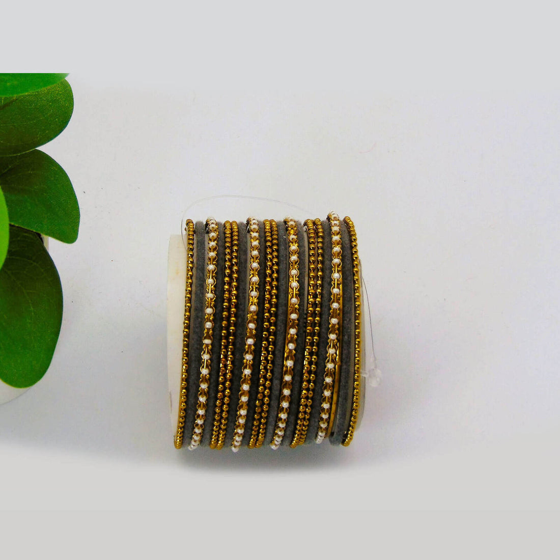 Elegant Gray Colored Bangles