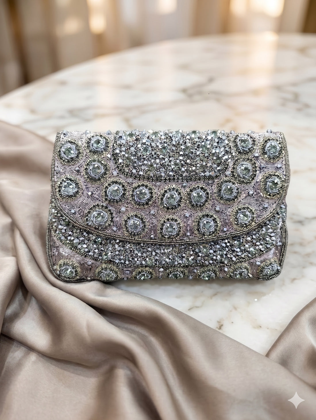 Midnight Aurora Clutch