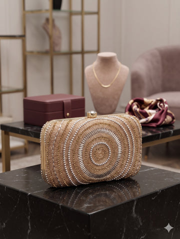 The Celestial Ring Luxury Clutch