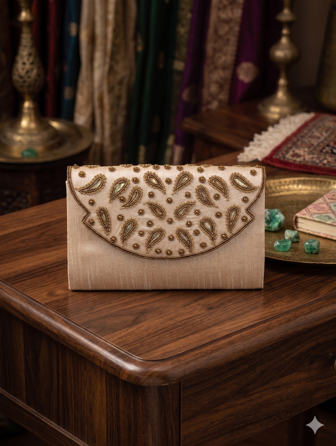 The Champagne Sequin Envelope