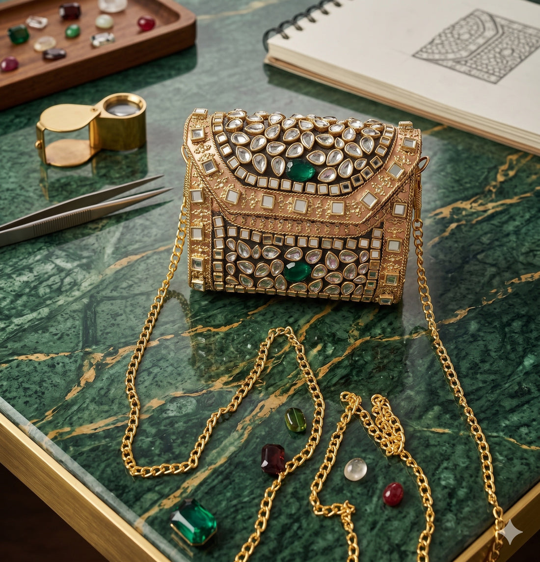The Courtyard Mosaic Clutch