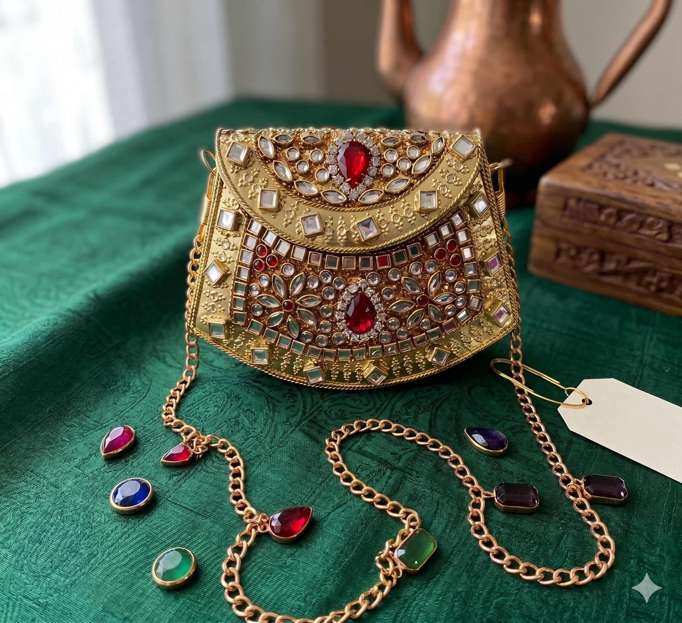 The Crimson Amour Clutch