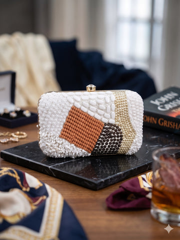 The Empress Multi-Texture Clutch