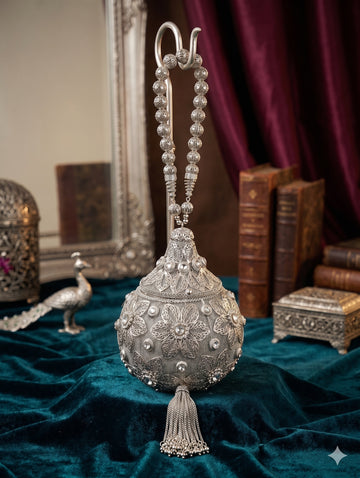 The Royal Silver Sphere Clutch