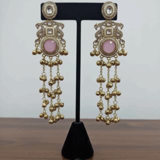 Antique Gold/Silver-plated Ethnic Indian earrings
