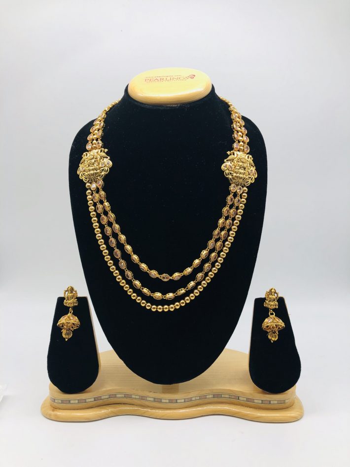 ethnic jewelry set gold