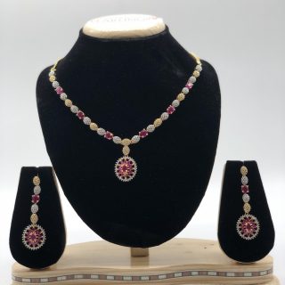 antique necklace with earring