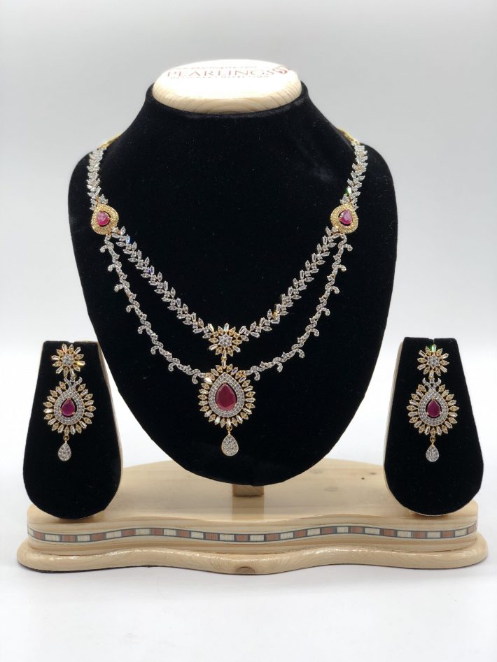 necklace with earring