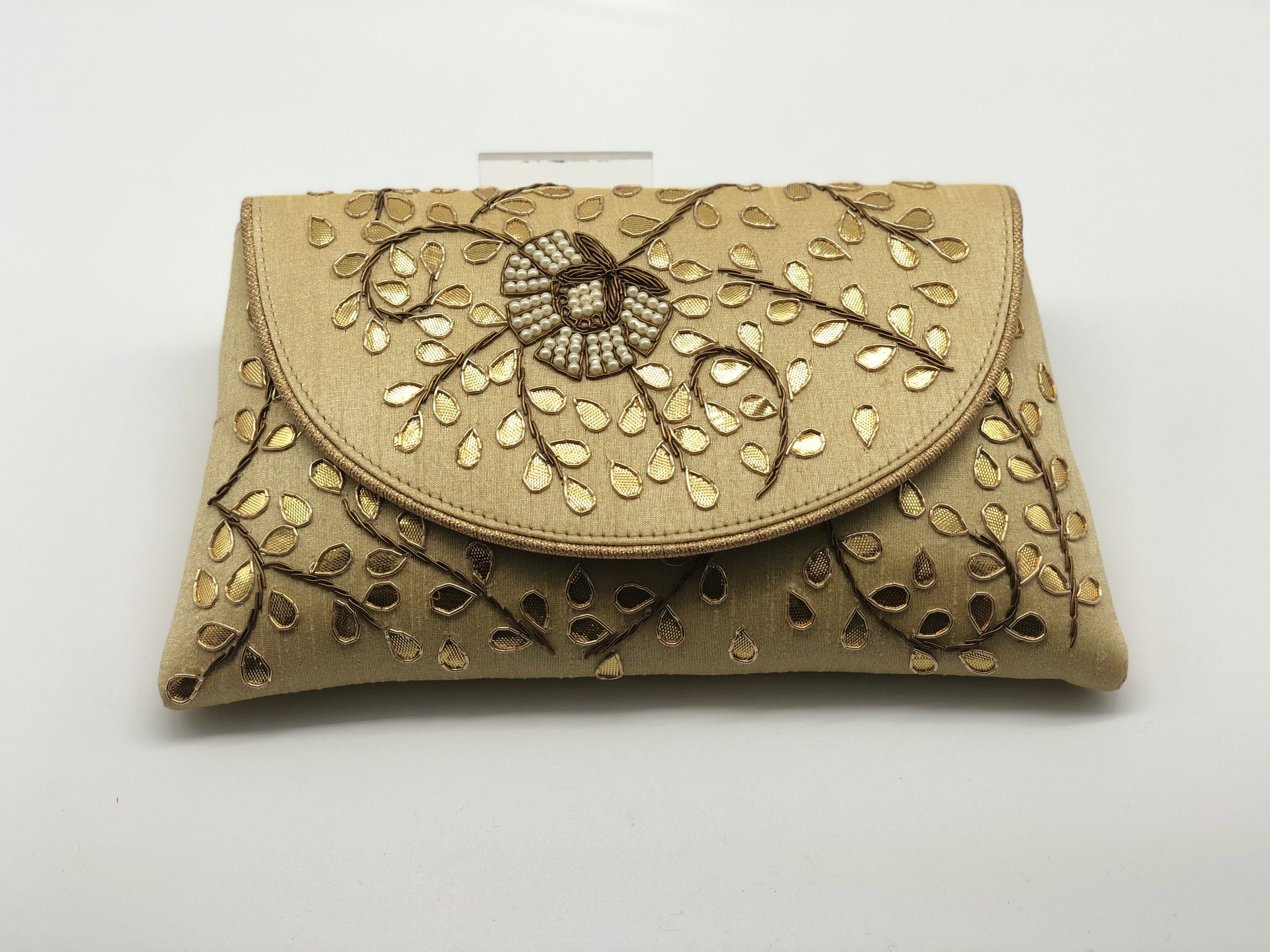 Vintage Evening Clutch - Embellished Partywear Purse with Strap – B Anu  Designs