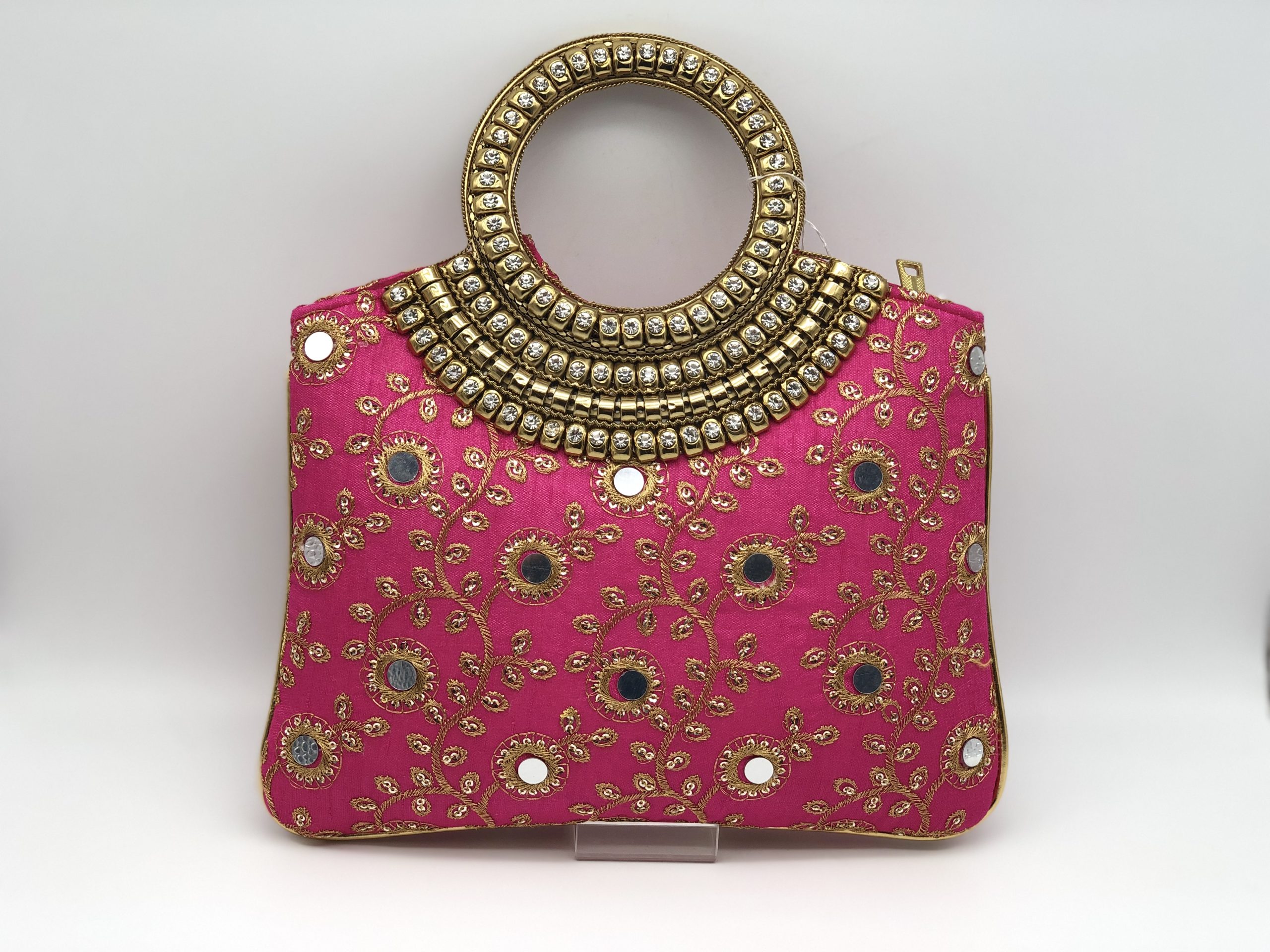Small Handle Multicoloured Purse Bag For Party Wear | Boontoon