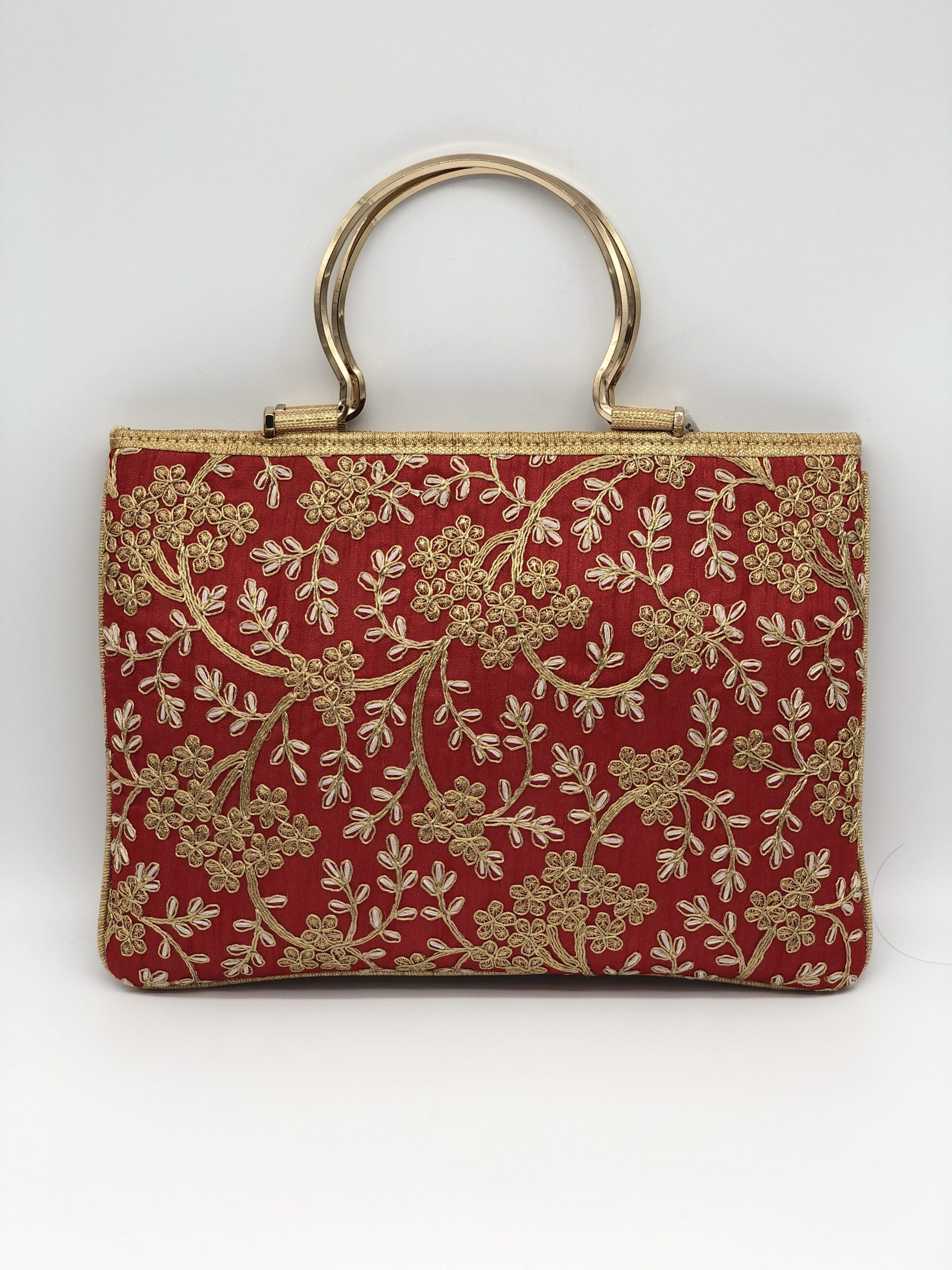 Green African bag. Jute red. Women hand bag. by mariemary526 - Hand bag -  Afrikrea