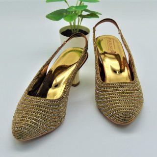 Amazing Elegant Bronze Designer High Heels