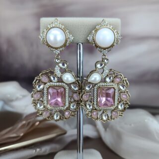Antique Gold/Silver-plated Ethnic Indian earrings