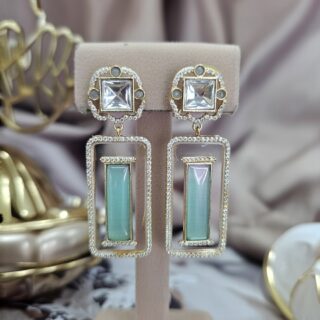 Antique Gold/Silver-plated Ethnic Indian earrings