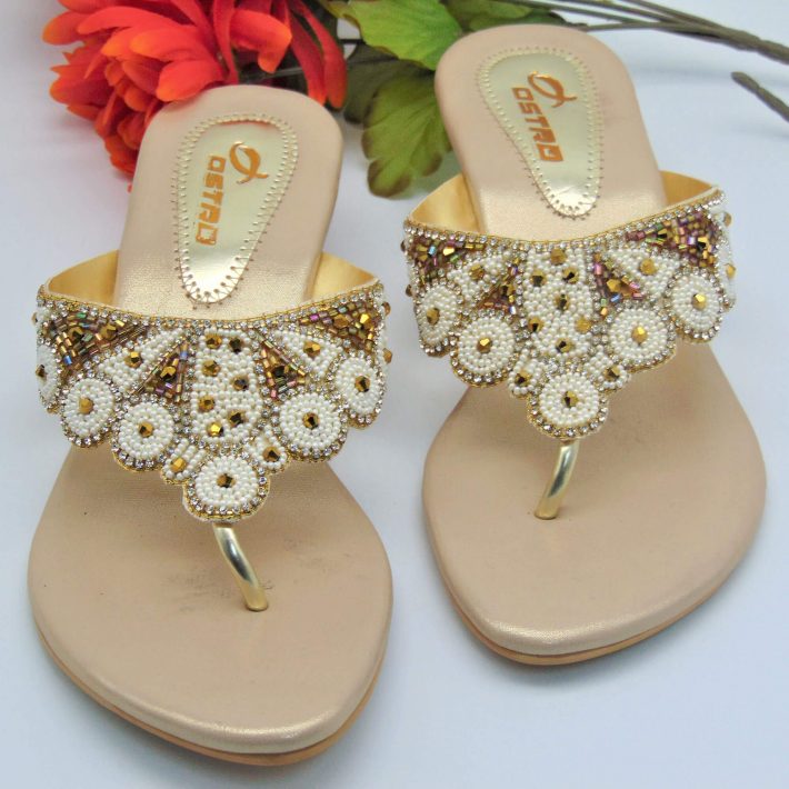 Golden Jewel Designer Sandals