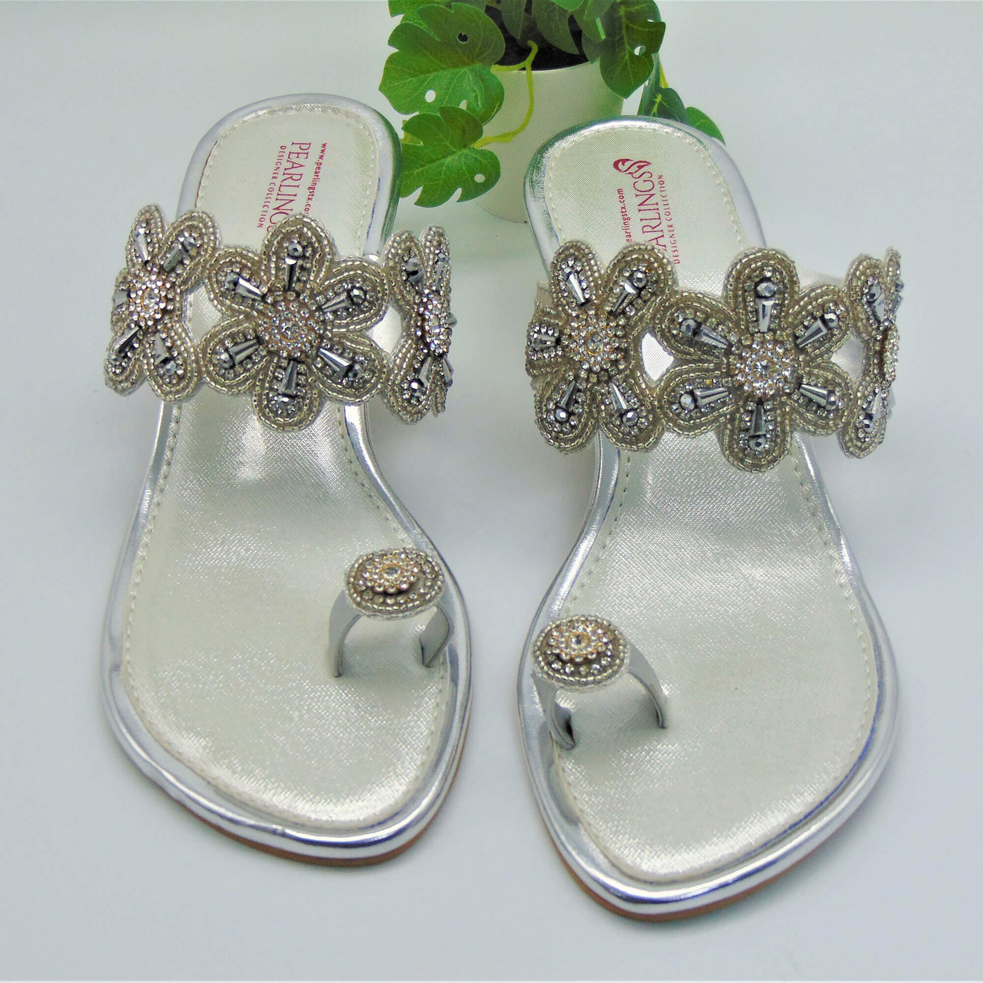 White Designer Sandals for Women